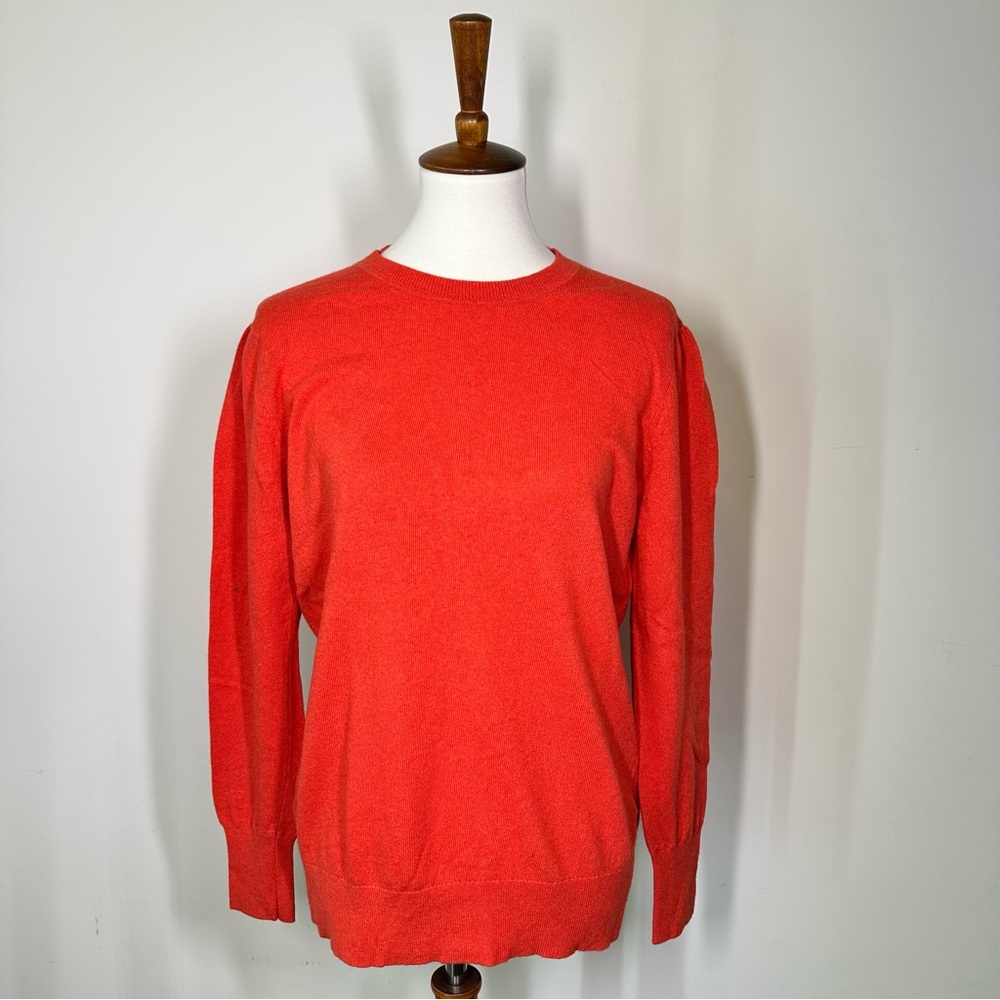 Banana Republic Vibrant Red Crewneck Sweater